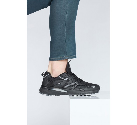 29725 Siyah Erkek Sneaker Günlük Spor Ayakkabı / Beden : 40 / Cinsiyet : Erkek