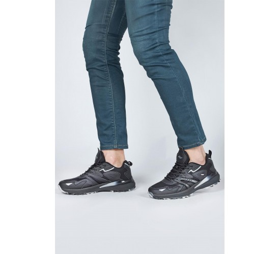 29725 Siyah Erkek Sneaker Günlük Spor Ayakkabı / Beden : 40 / Cinsiyet : Erkek