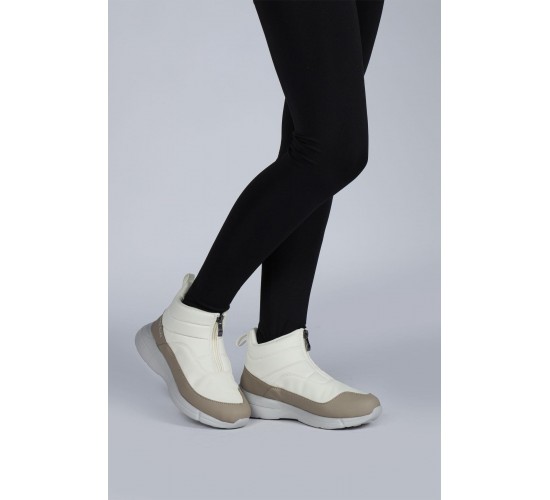 29177 Fermuarlı Bej Kız Çocuk Günlük Bot / Beden : 34 / Cinsiyet : Kadın / Kız