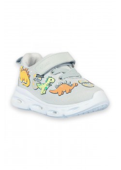 346.p25y.171 Dino Patik Işıklı Phylon Gri Erkek Çocuk Spor Ayakkabı / Beden : 27 / Cinsiyet : Erkek