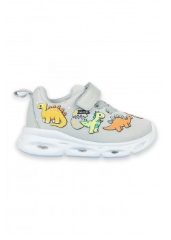 346.p25y.171 Dino Patik Işıklı Phylon Gri Erkek Çocuk Spor Ayakkabı / Beden : 27 / Cinsiyet : Erkek