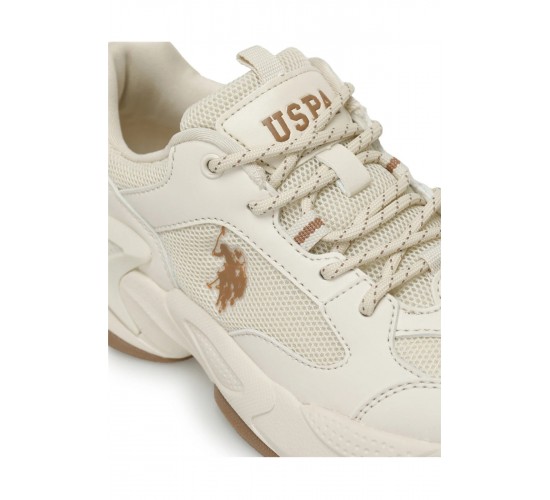 U.s. Polo Assn. Maybe Wmn 5Fx Kadın Bej Sneaker Ayakkabı / Beden : 36 / Cinsiyet : Kadın / Kız