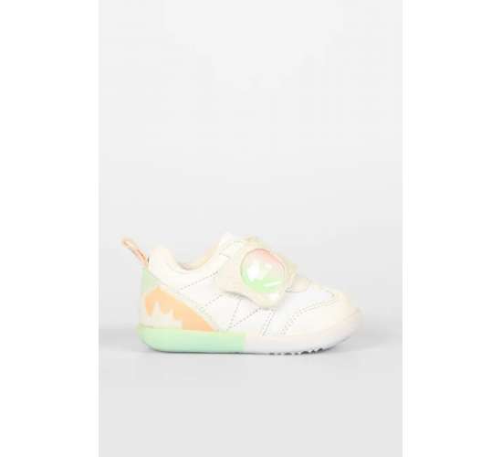 Donut Ortapedik Kauçuk Hafif Taban Cırtlı Bebe İlk Adım Spor Ayakkabı Beyaz Pudra / Beden : 23 / Cinsiyet : Unisex, 4500001041669