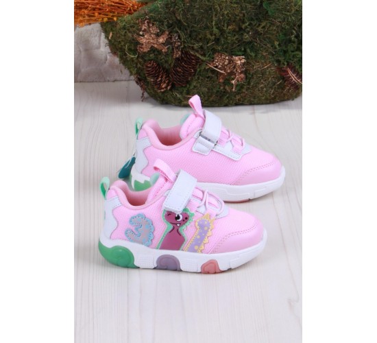 346.P25Y.160 Pembe Number Işıklı Kız Çocuk Ayakkabı / Beden : 27 / Cinsiyet : Kadın / Kız