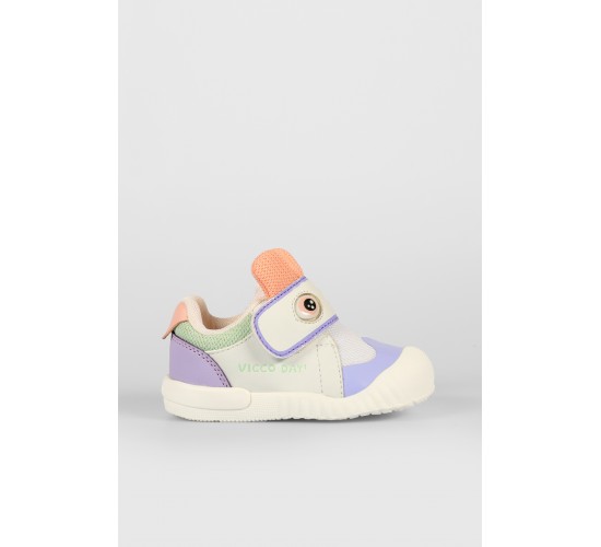 Loca Baskılı Kız Bebek Beyaz Günlük Ayakkabı / Beden : 25 / Cinsiyet : Kadın / Kız