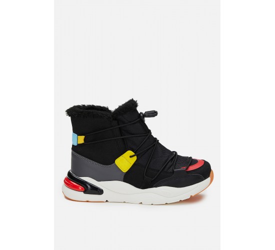 Pablo Kürklü Erkek Çocuk Siyah Bot / Beden : 28 / Cinsiyet : Erkek