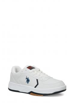 U.S. Polo Assn. Bautısta 4Pr Beyaz-Lacivert Erkek Sneaker A101812163 4W / Beden : 42 / Cinsiyet : Erkek