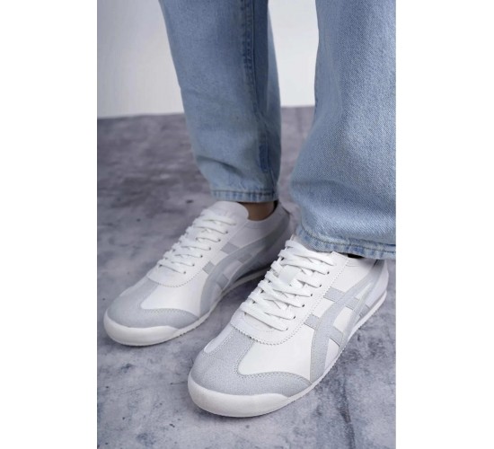 Orthopedix Unisex Sneakers Spor Ayakkabı Beyaz - Gri / Beden : 45 / Cinsiyet : Unisex