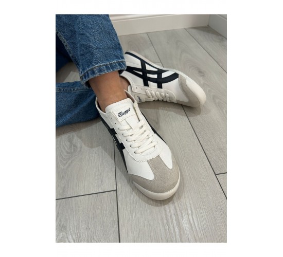 Bağcıklı Günlük Spor Ayakkabı Beyaz Lacivert Sneaker / Beden : 43 / Cinsiyet : Unisex Bağcıklı Günlük Spor Ayakkabı Beyaz Lacivert Sneaker / Beden : 43 / Cinsiyet : Unisex