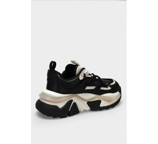 122230015 Kate Sneaker Unisex Deri Spor Ayakkabı SİYAH / Beden : 38 / Cinsiyet : Unisex