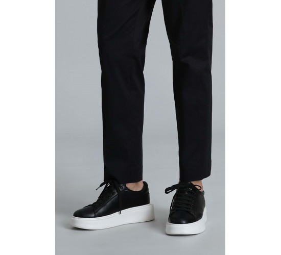 Gage Erkek Deri Sneaker Ayakkabı Siyah / Beden : 43 / Cinsiyet : Erkek