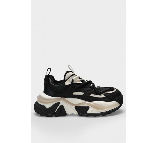 122230015 Kate Sneaker Unisex Deri Spor Ayakkabı SİYAH / Beden : 38 / Cinsiyet : Unisex