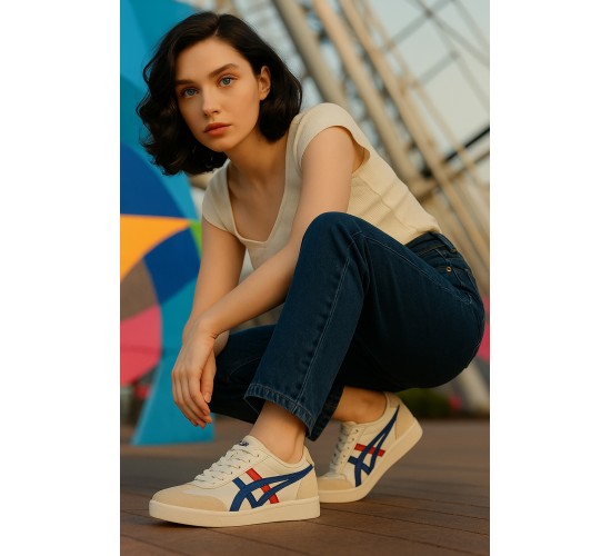 SMB Unisex Sneaker Günlük Deri Spor Ayakkabı / Beden : 36 / Cinsiyet : Kadın / Kız