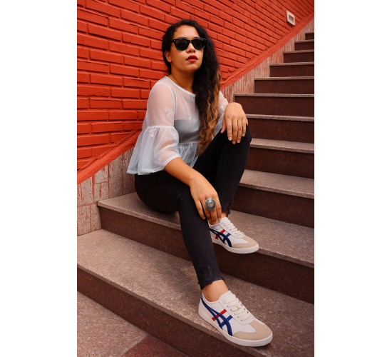 SMB Unisex Sneaker Günlük Deri Spor Ayakkabı / Beden : 36 / Cinsiyet : Kadın / Kız