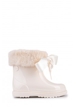 W10258 Bımbı Soft Krem Kız Çocuk Yağmur Çizmesi / Beden : 27 / Cinsiyet : Kadın / Kız