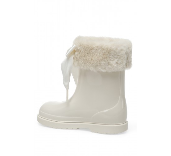 W10258 Bımbı Soft Krem Kız Çocuk Yağmur Çizmesi / Beden : 27 / Cinsiyet : Kadın / Kız