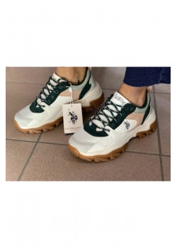 U.s Polo Assn. Kadın Beyaz-yeşil Rahat Tarz Sneaker Spor Ayakkabı Tracky / Beden : 36 / Cinsiyet : Kadın / Kız U.s Polo Assn. Kadın Beyaz-yeşil Rahat Tarz Sneaker Spor Ayakkabı Tracky / Beden : 36 / Cinsiyet : Kadın / Kız