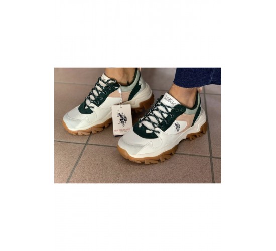 U.s Polo Assn. Kadın Beyaz-yeşil Rahat Tarz Sneaker Spor Ayakkabı Tracky / Beden : 37 / Cinsiyet : Kadın / Kız U.s Polo Assn. Kadın Beyaz-yeşil Rahat Tarz Sneaker Spor Ayakkabı Tracky / Beden : 37 / Cinsiyet : Kadın / Kız