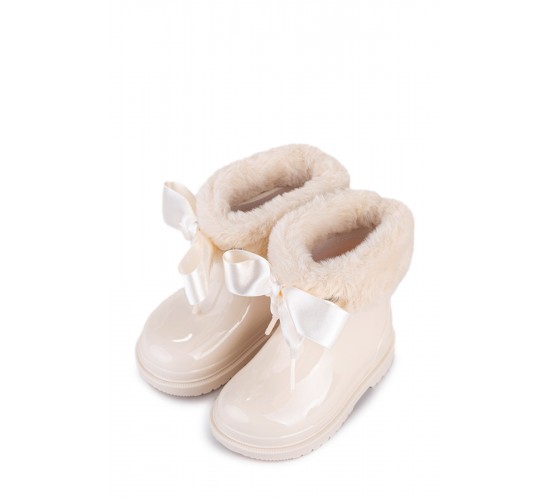 W10258 Bımbı Soft Krem Kız Çocuk Yağmur Çizmesi / Beden : 27 / Cinsiyet : Kadın / Kız