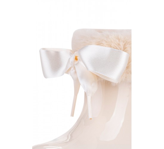 W10258 Bımbı Soft Krem Kız Çocuk Yağmur Çizmesi / Beden : 27 / Cinsiyet : Kadın / Kız