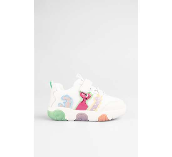 Number Işıklı Kız Bebek Beyaz/mint Yeşil Spor Ayakkabı / Beden : 23 / Cinsiyet : Kadın / Kız, TYBB39SKUI775LLZ10