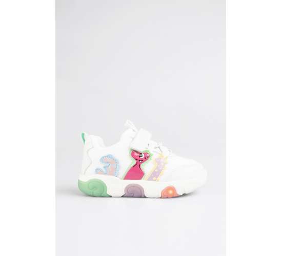 Number Işıklı Kız Bebek Beyaz/mint Yeşil Spor Ayakkabı / Beden : 23 / Cinsiyet : Kadın / Kız, TYBB39SKUI775LLZ10