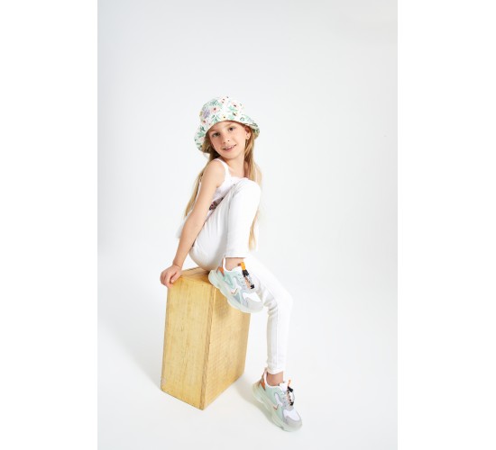 Mask Basic Unisex Çocuk Beyaz Spor Ayakkabı / Beden : 34 / Cinsiyet : Unisex