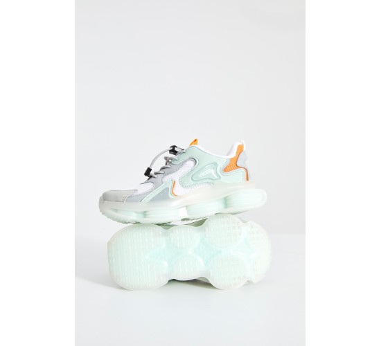 Mask Basic Unisex Çocuk Beyaz Spor Ayakkabı / Beden : 34 / Cinsiyet : Unisex