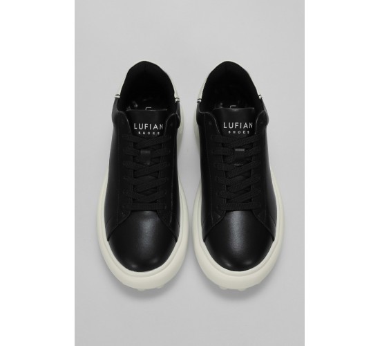 111230270 Raınbow Sneaker Erkek Deri Ayakkabı Siyah / Beden : 42 / Cinsiyet : Erkek