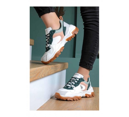 U.S. Polo Assn. Tracky Memory Foam Kadın Sneakers Ayakkabı / Beden : 40 / Cinsiyet : Kadın / Kız