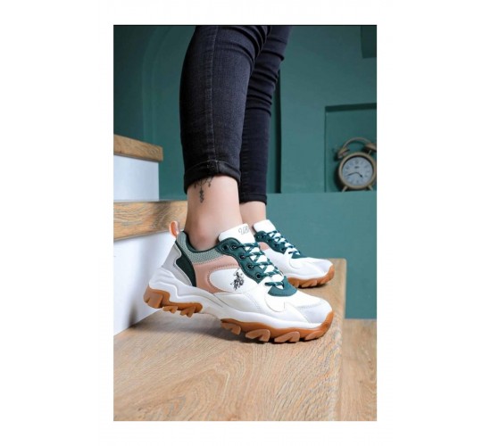 U.S. Polo Assn. Tracky Memory Foam Kadın Sneakers Ayakkabı / Beden : 40 / Cinsiyet : Kadın / Kız