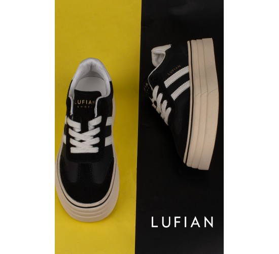 Siyah Angela Kadın Kalın Taban Sneaker / Beden : 36 / Cinsiyet : Kadın / Kız