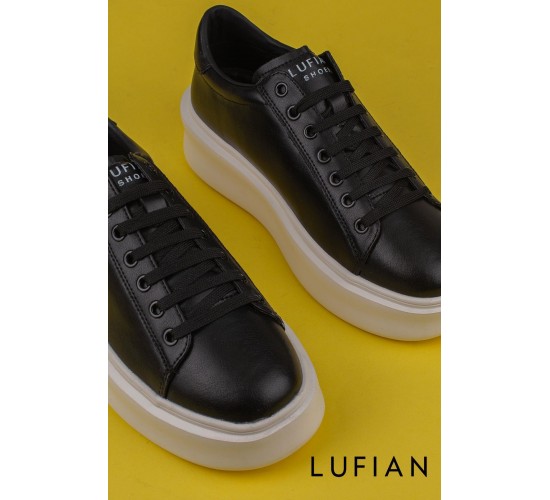 Siyah Gage Erkek Deri Sneaker Ayakkabı / Beden : 43 / Cinsiyet : Erkek Siyah Gage Erkek Deri Sneaker Ayakkabı / Beden : 43 / Cinsiyet : Erkek