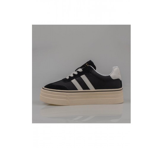 Siyah Angela Kadın Kalın Taban Sneaker / Beden : 36 / Cinsiyet : Kadın / Kız