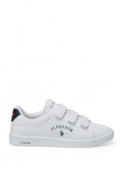 U.S. Polo Assn. Singer 2PR Beyaz Cırtlı Kadın Sneaker / Beden : 38 / Cinsiyet : Kadın / Kız