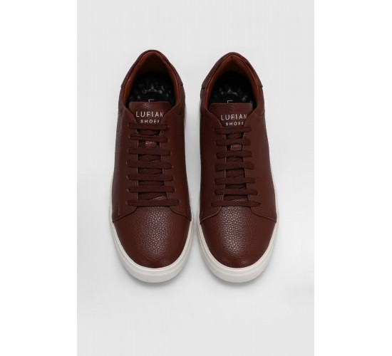 Tommy Erkek Deri Sneaker Ayakkabı Taba / Beden : 40 / Cinsiyet : Erkek