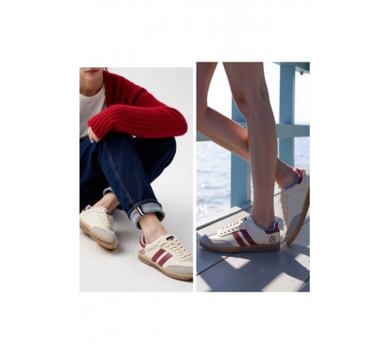 Unisex Yanı Şeritli Bağcıklı Yürüyüş Spor Ayakkabı / Beden : 40 / Cinsiyet : Unisex Unisex Yanı Şeritli Bağcıklı Yürüyüş Spor Ayakkabı / Beden : 40 / Cinsiyet : Unisex