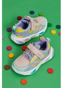 Lamb Işıklı Ortopedik Çocuk Spor Ayakkabı PUDRA / Beden : 22 / Cinsiyet : Unisex