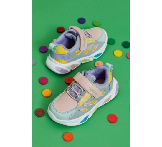 Lamb Çocuk Renkli Işıklı Cırtlı Hafif Spor Ayakkabı 346.25K.227 / Beden : 25 / Cinsiyet : Unisex