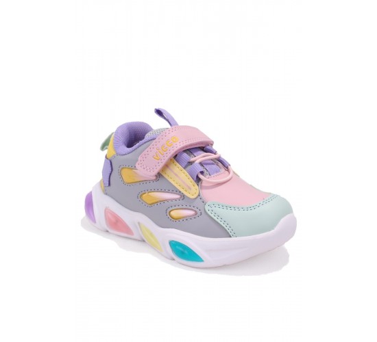 Lamb 346P25K227 Gümüş Ortopedik Günlük Kız Çocuk Spor Ayakkabı / Beden : 22 / Cinsiyet : Kadın / Kız