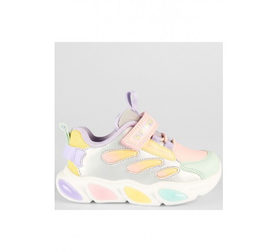Lamb Işıklı Ortopedik Çocuk Spor Ayakkabı PUDRA / Beden : 25 / Cinsiyet : Unisex