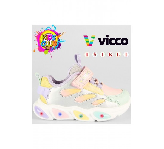 Lamb Işıklı Ortopedik Çocuk Spor Ayakkabı PUDRA / Beden : 24 / Cinsiyet : Unisex