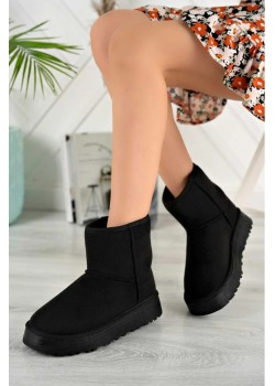 Orta Boy Kürklü Bilekten (8 cm Yükseklikte) Kaymaz (Taban Uzunluğu 3 Cm Yükseklikte) Taban Uggy Bot / Beden : 36 / Cinsiyet : Kadın / Kız