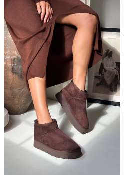 Bilekten (3 cm Yükseklikte) İçi Kürklü Kaymaz (3 Cm Yükseklikte) Tabanlı Kadın Kısa Uggy Bot / Beden : 37 / Cinsiyet : Kadın / Kız