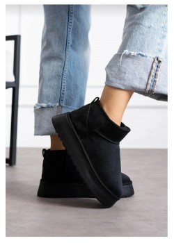 Kadın İçi Kürklü Kaymaz (3 Cm Yükseklikte) Tabanlı Bilekten (3 cm Yükseklikte) Mini Uggy Bot / Beden : 37 / Cinsiyet : Kadın / Kız