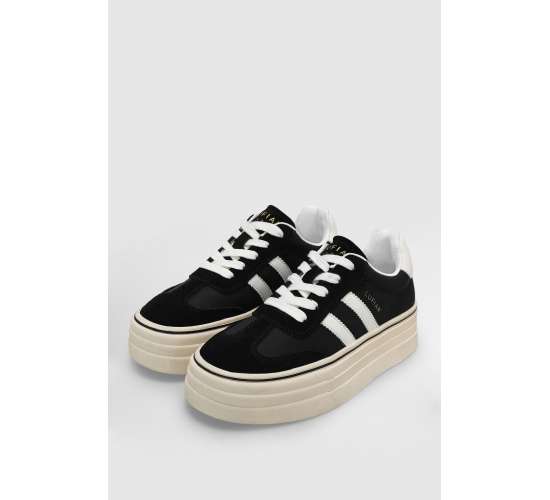 121230025 ANGELA Kadın Sneaker Ayakkabısı Siyah Beyaz / Beden : 37 / Cinsiyet : Kadın / Kız, 8682030095595