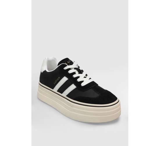 121230025 ANGELA Kadın Sneaker Ayakkabısı Siyah Beyaz / Beden : 37 / Cinsiyet : Kadın / Kız, 8682030095595