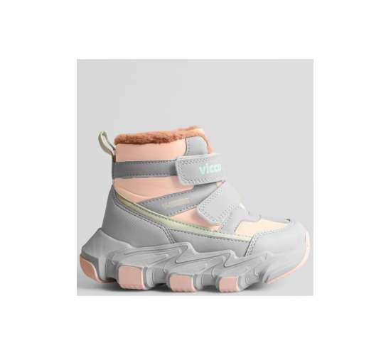 Fon Phylon Kauçuk Taban Ortopedik İçi Yünlü Çocuk Bot PUDRA / Beden : 33 / Cinsiyet : Unisex, VSK3486410813336