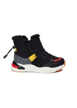 943.P21K.368 Pablo Çocuk Bot Siyah Beyaz / Beden : 26 / Cinsiyet : Unisex