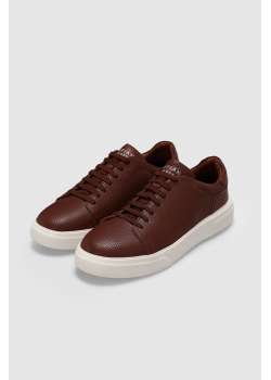 111230187 Tommy Casual Deri Erkek Sneaker Ayakkabı TABA / Beden : 40 / Cinsiyet : Erkek